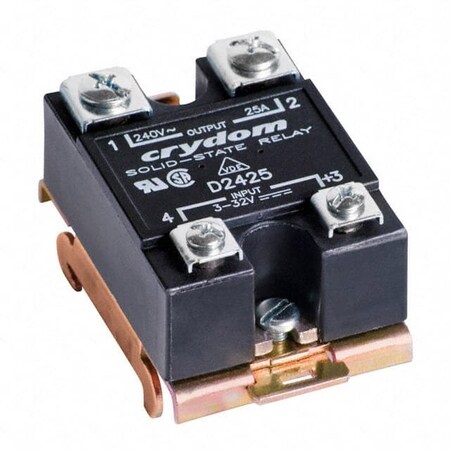 Crydom Solid State Relays - Industrial Mount 10A/660V Dc Input Zc Ssr Mounted Heatsink HS501DR-HD6025